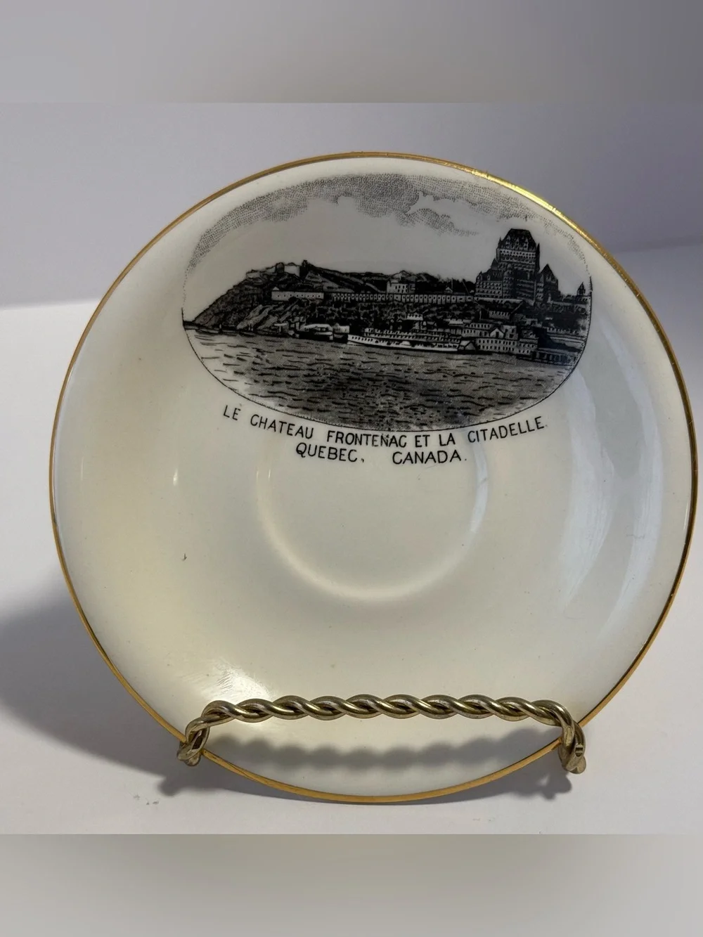 Vintage Royal Winton England Chateau Frontenac Cup & Saucer
